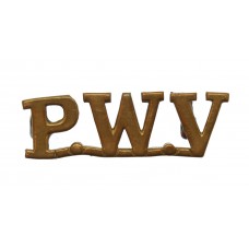 South Lancashire Regiment (P.W.V.) Shoulder Title