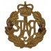 Royal Air Force (R.A.F.) Brass Cap Badge - Queen's Crown