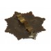 Royal Army Service Corps (R.A.S.C.) WW2 Plastic Economy Cap Badge