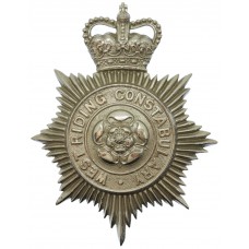 West Riding Constabulary Helmet Plate - Queen's Crown