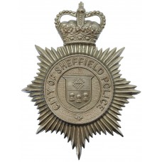 Sheffield City Police Helmet Plate - Queen's Crown
