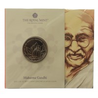 Royal Mint 2021 Mahatma Gandhi Brilliant Uncirculated £5 Coin 