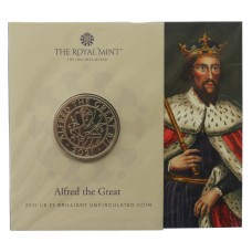 Royal Mint Alfred the Great 2021 UK £5 Brilliant Uncirculated Coin