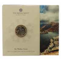 Royal Mint The 250th Anniversary of the Birth of Sir Walter Scott 2021 UK £2 Brilliant Uncirculated Coin
