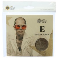 Royal Mint Elton John 2020 £5 Brilliant Uncirculated Coin - Rocket Man Edition 
