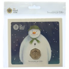 Royal Mint 2019 The Snowman UK 50p Brilliant Uncirculated Coin 