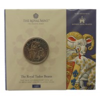 Royal Mint The Royal Tudor Beasts - Yale of Beaufort 2023 UK £5 Brilliant Uncirculated Coin