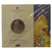 Royal Mint The Royal Tudor Beasts - Lion of England 2022 UK £5 Brilliant Uncirculated Coin