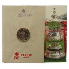 Royal Mint The 150th Anniversary of the FA Cup 2022 UK £2 Brilliant Uncirculated Coin