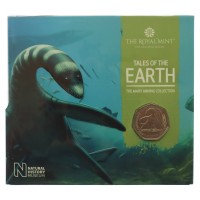 Royal Mint Tales of the Earth - Plesiosaurus 2021 UK 50p Brilliant Uncirculated Coin 