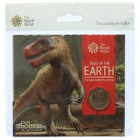 Royal Mint Tales of the Earth - Megalosaurus 2020 UK 50p Brilliant Uncirculated Coin 