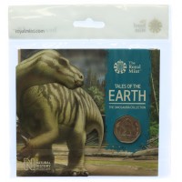 Royal Mint Tales of the Earth - Iguanodon 2020 UK 50p Brilliant Uncirculated Coin 