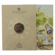 Royal Mint Classic Pooh Series - Piglet 2020 UK 50p Brilliant Uncirculated Coin