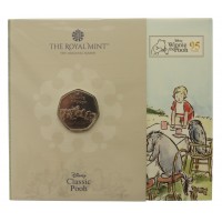 Royal Mint Classic Pooh Series - Winnie the Pooh & Friends 2021 UK 50p Brilliant Uncirculated Coin