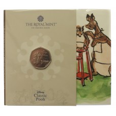 Royal Mint Classic Pooh Series - Kanga & Roo 2022 UK 50p Brilliant Uncirculated Coin