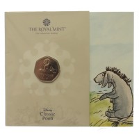 Royal Mint Classic Pooh Series - Eeyore 2022 UK 50p Brilliant Uncirculated Coin