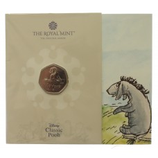 Royal Mint Classic Pooh Series - Eeyore 2022 UK 50p Brilliant Uncirculated Coin