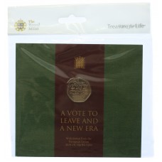Royal Mint Withdrawal from the European Union (Brexit) 2020 UK 50p Brilliant Uncirculated Coin
