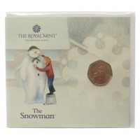 Royal Mint 2021 The Snowman UK 50p Brilliant Uncirculated Coin