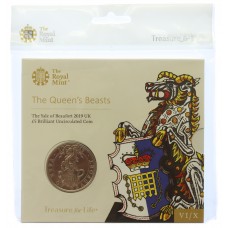 Royal Mint 2019 The Queen's Beasts - Yale of Beaufort Brilliant Uncirculated £5 Coin