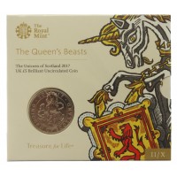 Royal Mint 2017 The Queen's Beasts - Unicorn of Scotland Brilliant Uncirculated £5 Coin
