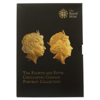 Royal Mint 2015 The Fourth and Fifth Circulating Coinage Portrait Collection Brilliant Uncirculated Coin Set
