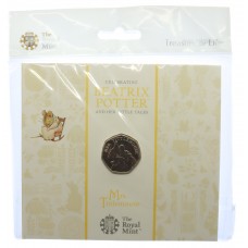 Royal Mint Mrs Tittlemouse 2018 UK 50p Brilliant Uncirculated Coi