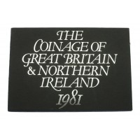Royal Mint Coinage of Great Britain & Northern Ireland 1981 Annual Proof Coin Set