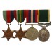 WW2 Far East Prisoner of War Territorial Efficiency Medal Group of Four - Pte. W. Sheldrake, 5th Bn. Suffolk Regiment