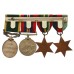 WW2 Far East Prisoner of War Territorial Efficiency Medal Group of Four - Pte. W. Sheldrake, 5th Bn. Suffolk Regiment