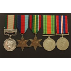1936 IGS (North West Frontier 1937-39) and WW2 Far East Prisoner of War Casualty Medal Group of Five - L.Cpl. H. Ellis, 352 Field Security Section, Intelligence Corps