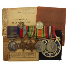 GSM (Palestine) and WW2 Far East Prisoner of War Medal Group of F