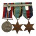 WW2 Air Crew Europe Star Medal Group of Three - Unattributed