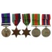 GSM (Palestine) and WW2 Far East Prisoner of War Medal Group of Five - Pte. G.S. Alliston, 1st Bn. Manchester Regiment