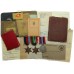 WW2 Far East Prisoner of War Medal Group of Three with Original Service Book, Letters & Documents - Pte. S.D. Baker, 1st/5th Sherwood Foresters (Notts & Derby Regiment)