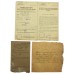 WW2 Far East Prisoner of War Medal Group of Three with Original Service Book, Letters & Documents - Pte. S.D. Baker, 1st/5th Sherwood Foresters (Notts & Derby Regiment)