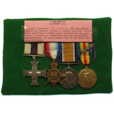 WW1 Military Cross and 1914-15 Star Trio Medal Group of Four - Major L.G. Campbell, Royal Garrison Artillery