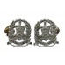 Pair of Hampshire Constabulary Collar Badges - Queen's Crown