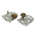 Pair of Hampshire Constabulary Collar Badges - Queen's Crown