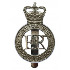 West Yorkshire Metropolitan Police Cap Badge - Queen's Crown