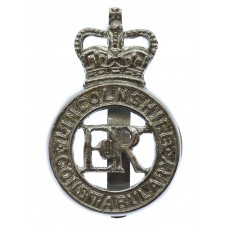 Lincolnshire Constabulary Cap Badge - Queen's Crown