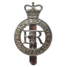 Devon & Cornwall Constabulary Cap Badge - Queen's Crown