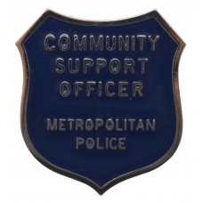Metropolitan Police Community Support Officer Enamelled Cap Badge