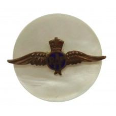 Royal Air Force (R.A.F.) Mother of Pearl Sweetheart Brooch
