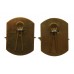 Pair of Royal Logistic Corps (R.L.C.) Bi-Metal Collar Badges