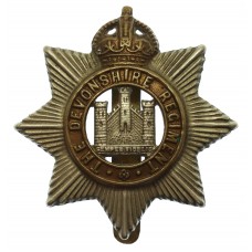 Devonshire Regiment Cap Badge - King's Crown