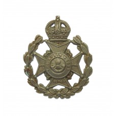 7th Bn. (The Robin Hoods) Sherwood Foresters Field Service Cap Badge - King's Crown