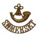 Somerset Light Infantry (Bugle/SOMERSET) Shoulder Title