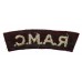 Royal Army Medical Corps (R.A.M.C.) Cloth Shoulder Title