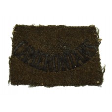 Cameronians The Scottish Rifles (CAMERONIANS) WW2 Cloth Shoulder 